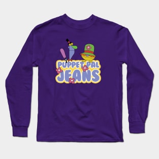 Puppet Pal Jeans Dexter's Laboratory Long Sleeve T-Shirt